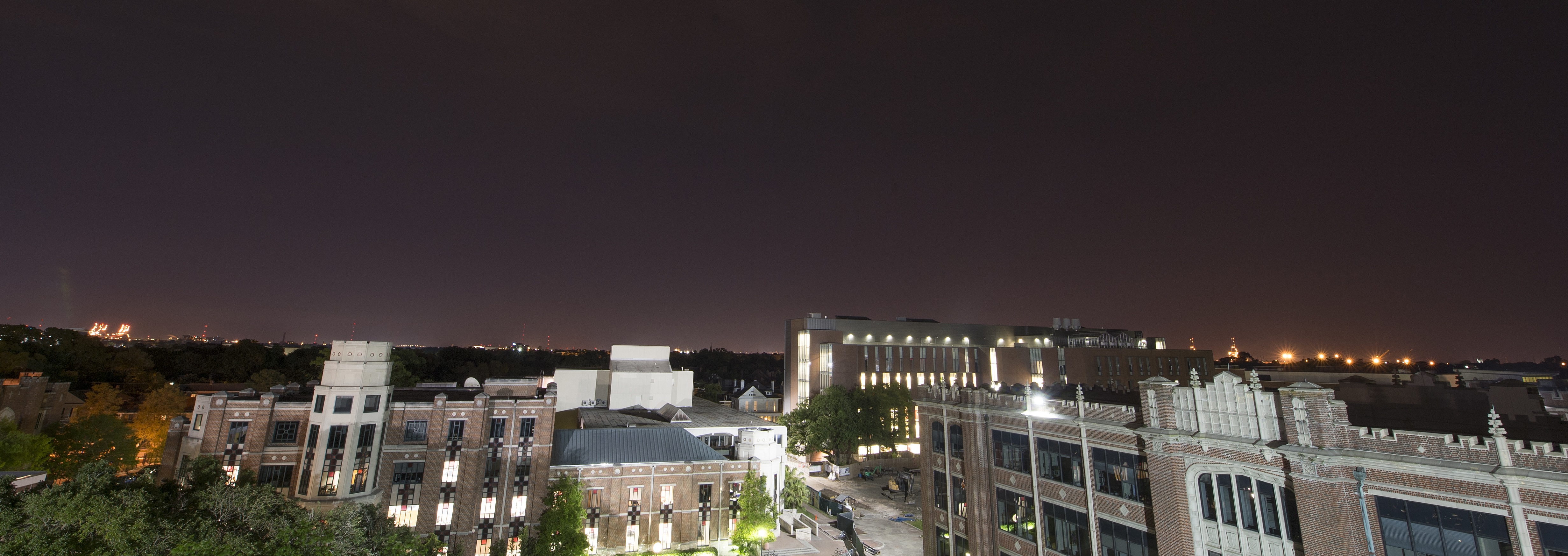 Loyola Campus at Night